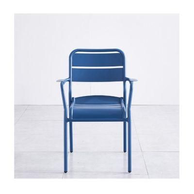 Wholesale Stackable Aluminum Park Garden Public Leisure Chair