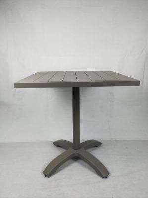 Outdoor Garden Leisure Anti Rust 4 Seater Aluminium Metal Dining Table
