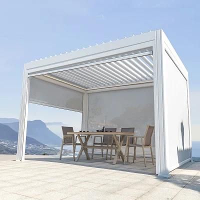 New Darwin or OEM Quad Carton Package Weighted Pergola with Retractable Roof BBQ Garden Gazebo