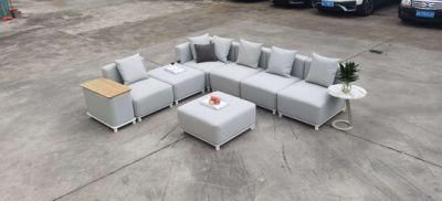 Waterproof Unfolded Darwin Metal China Outdoor Upholstery Furniture Garden Sofa with Good Price