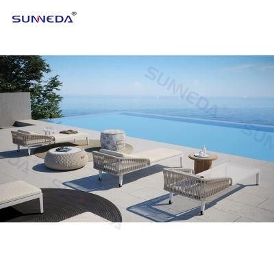 Modern Style Leisure Popular Hotel Pub Outdoor Lounger Set