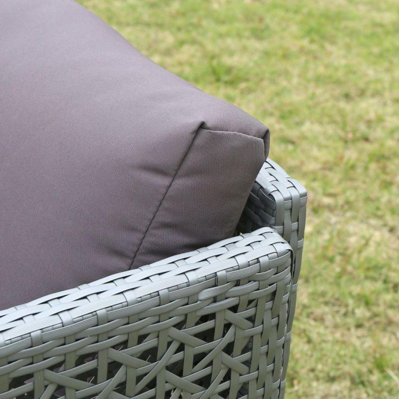 Factory Supply Outdoor Home Garden Furniture Wicker Rattan Outdoor Sofa Set
