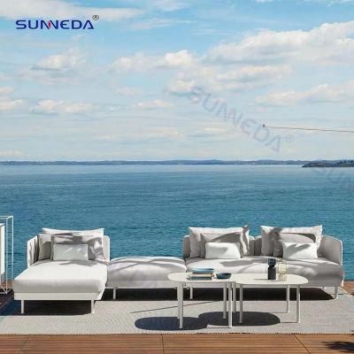 Commercial Aluminium Alloy Picnic Hotel Restaurant Courtyard Pub Metal Patio Furniture Set