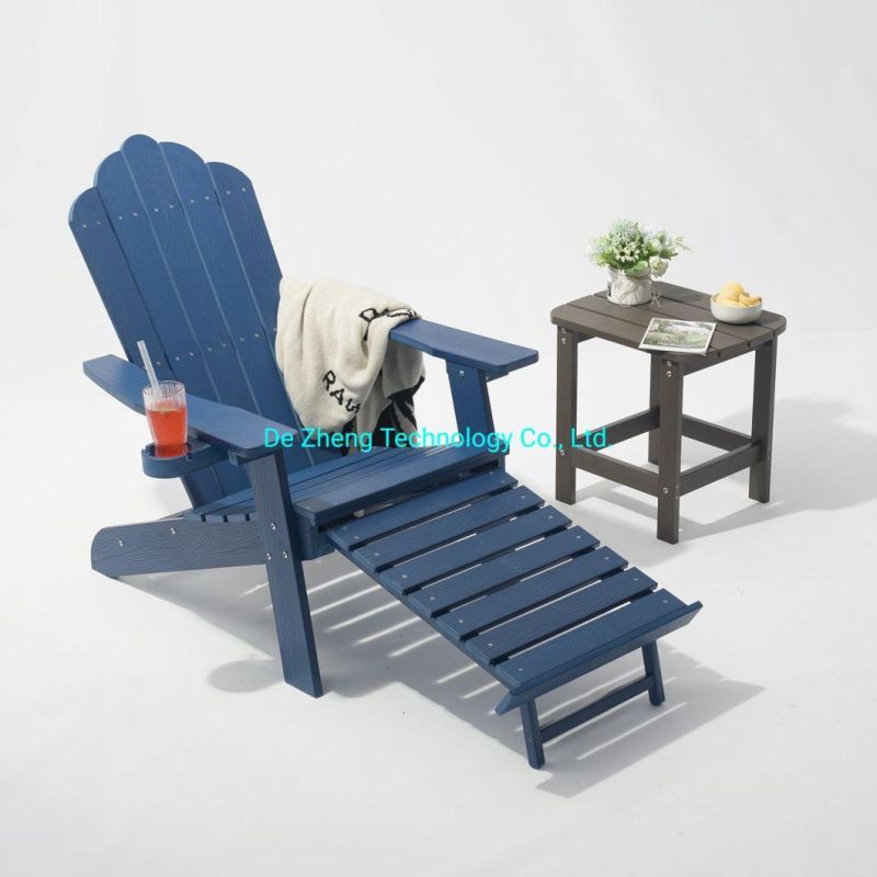 OEM Factory Sectional Patio Leisure Luxurious Beach Garden Outdoor Chair with Ottoman