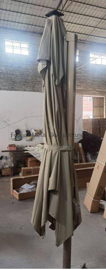 Outdoor Garden Marble Roman Folding Cantilever Parasols Beach Patio Umbrellas