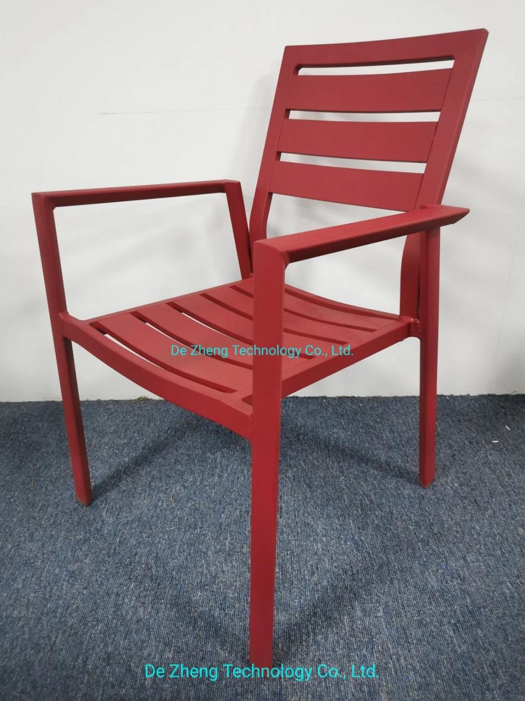 Outdoor Antique Furniture Chairs Wholesale Aluminum Dining Colorful Restaurant Banquet Back Chairs