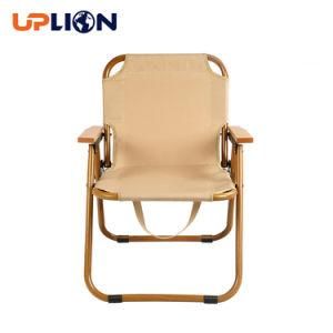 Uplion High Quality Aluminum Outdoor Camping Beach Portable Chair with Armrests