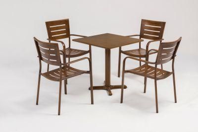 5 PCS All Aluminum Chair Table for Hotel Restaurant