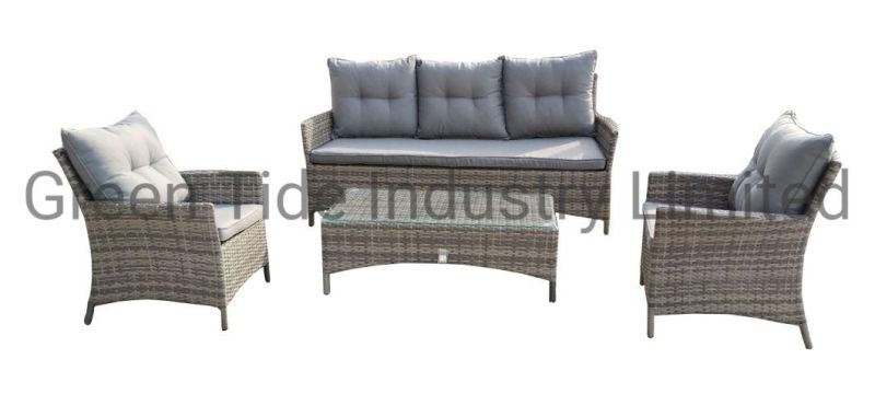 Outdoor Furniture Leisure Wicker Rattan Patio Garden Furniture in Stock
