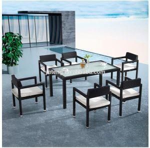 Low Price Waterproof Leisure Modern Chinese Garden Furniture Dining Table Set