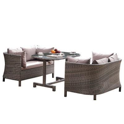 Customized Wicker Rattan Patio Sofa Set Furniture Garden Outdoor Sofa Set