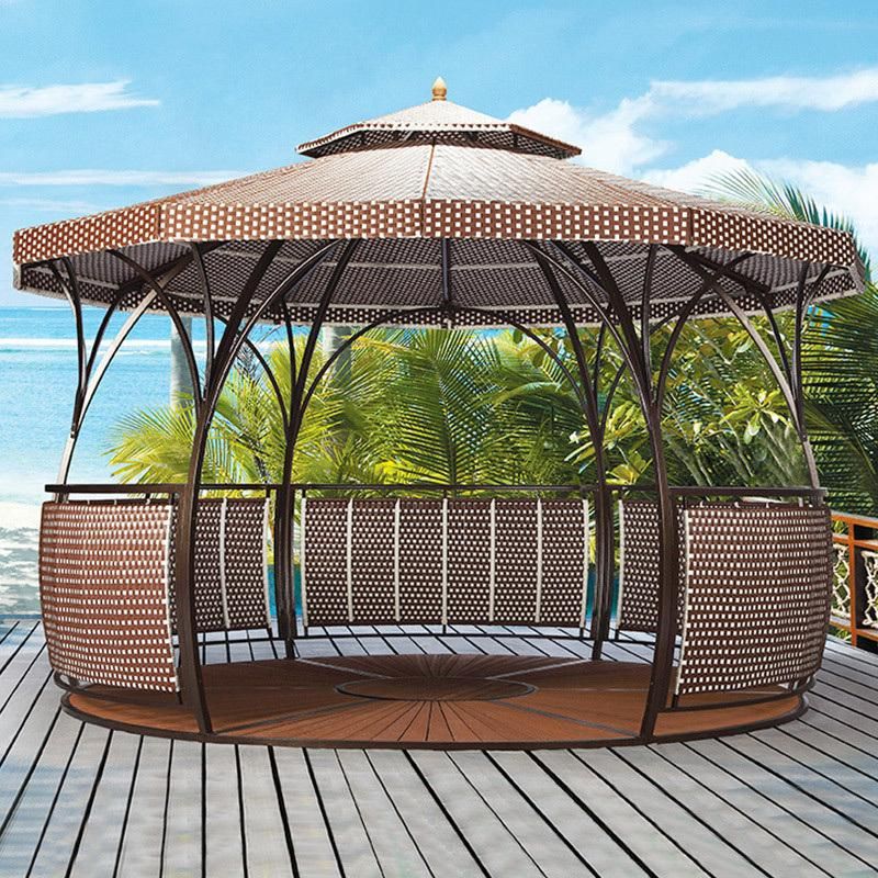 Outdoor Pavilion Courtyard Villa Iron Gazebo