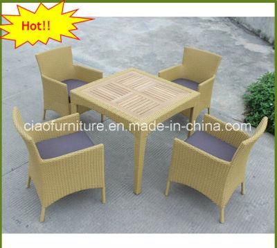 2015 New Wood Dining Table Garden Set