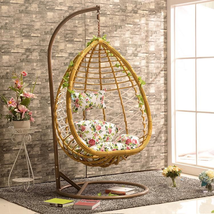 Best Value Hanging Outdoor Patio Rattan Garden Double Swing Chair