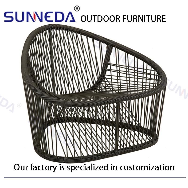 Outdoor Wicker Rattan Modern Furniture Garden Sets with Coffee Table Latest Design