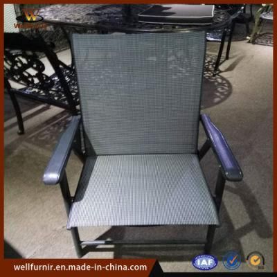 Well Furnir Relaxation Screen Cloth Aluminum Folding Chair