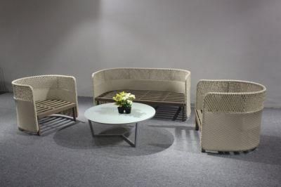Combination Metal Darwin 2 Seater Rattan Garden Wicker Furniture Set