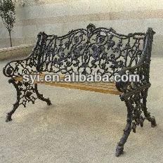 China Supplier Factory Supply Outdoor Furniture Garden Bench Cast Iron Park Bench Patio