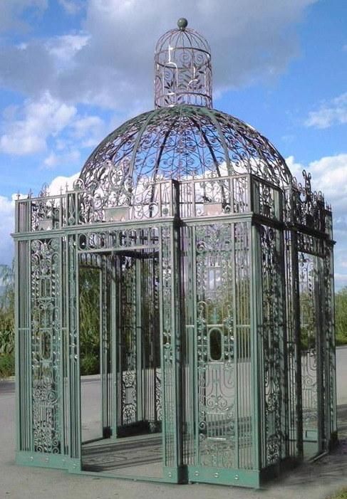 Forged Iron Round Garden Gazebo