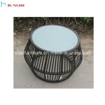 C-Latest Exquisiteoutdoor Rattan Round Cafe End Table