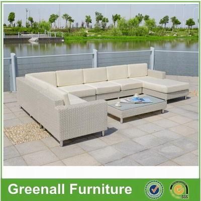 Big Corner Rattan Wicker Hotel Patio Outdoor Sofa Set Furniture