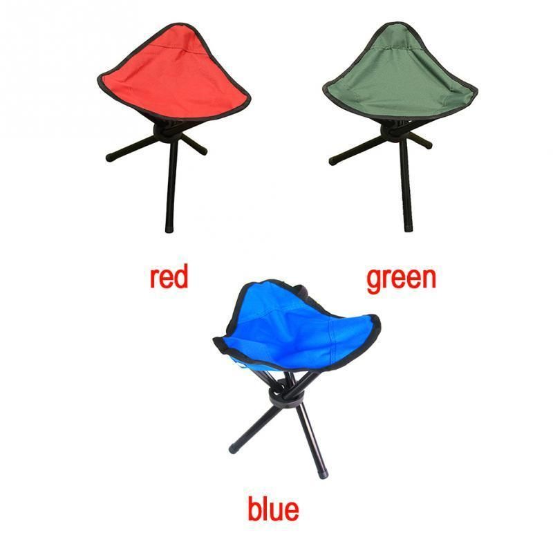 Portable Small Three-Legged Stool Folding Chair Beach Chair Fishing Stool Outdoor Park Bench / Stool Train for Outdoor Camping