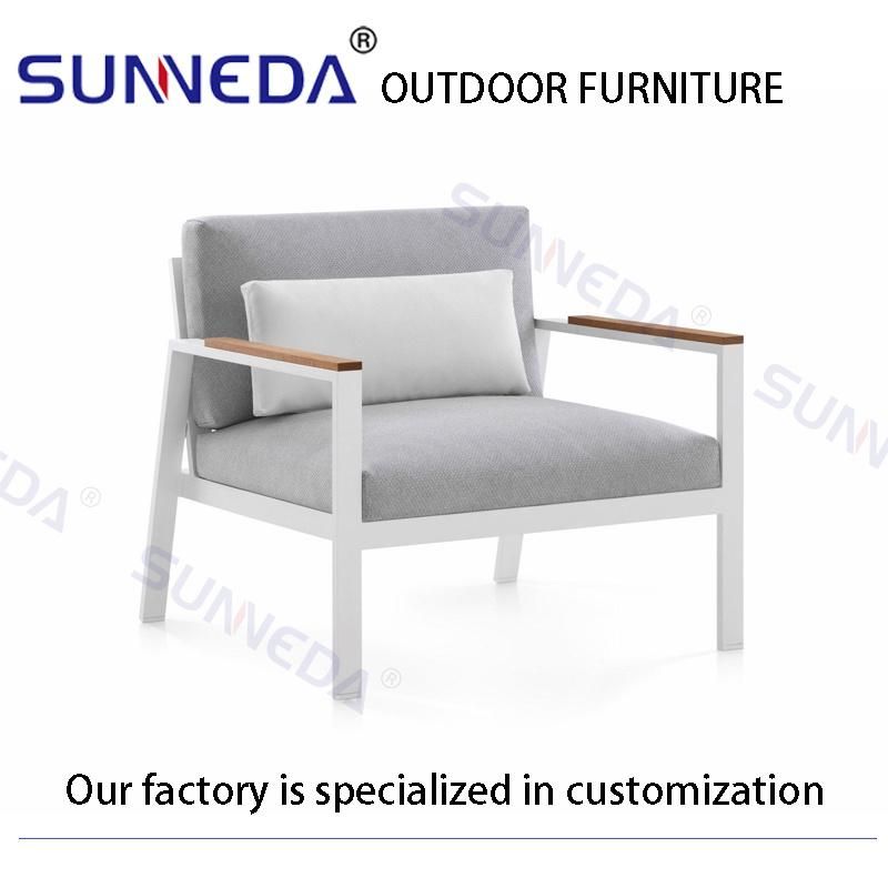 Patio Outdoor Leisure Comfortable Aluminum Frame Elegant Chair Furniture