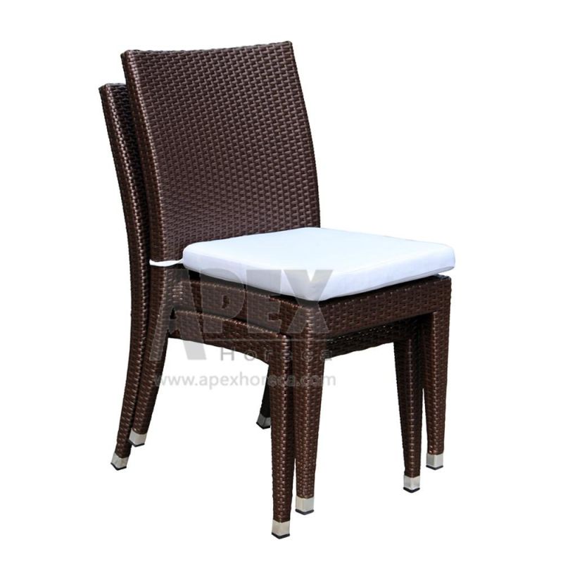 Outdoor Aluminum Rattan Garden Dining Rattan Chair Side Chair Furniture