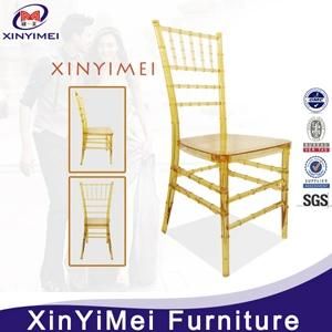 Plastic Resin Clear Transparent Dining Chiavari Chair