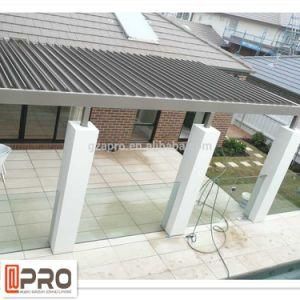 with Rain and Wind Sensor System Aluminum Waterproof Louver Roof