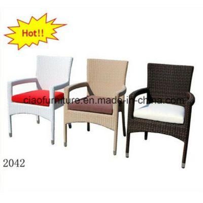 PE Rattan Furniture Dining Chair Garden Chairs