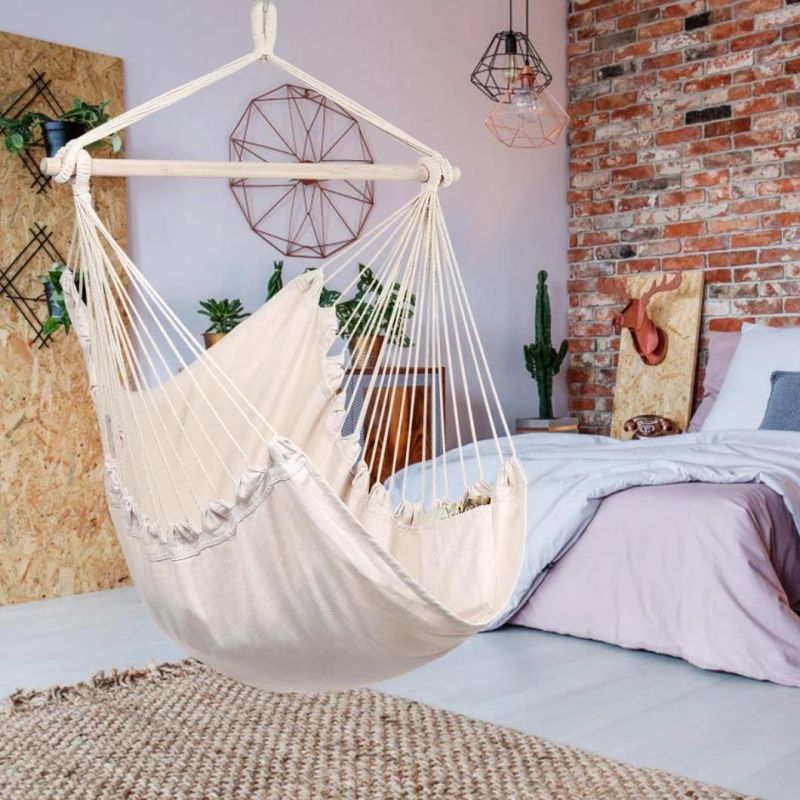 Garden Wooden Bar Chair Hanging Bed Hammock