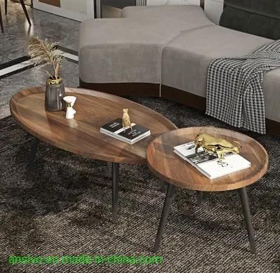 Creativity High Quality Outdoor Wooden Round Dining Table Snack Wooden Table