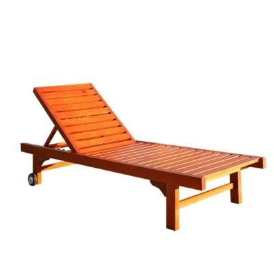 Modern Outdoor Wooden Furniture Chairs and Loungers Small Chaise Lounge
