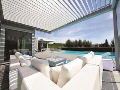 Waterproof Gazebo Aluminum Bioclimatic Pergola for Outside Shading