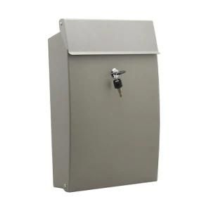 High Security Rust-Proof Wall Mount Mailbox for Sale with Flag