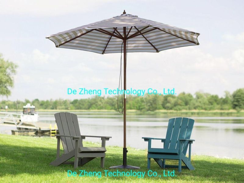 Recycle Plastic Wood Poly Wood Beach Chair for Hotel Resort Pool Side with Carton Packing