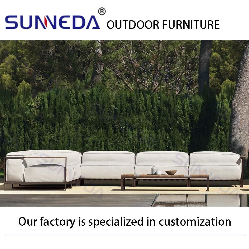 High Quality Modern Lounge Patio Furniture High-End Outdoor Furniture Fabric Outdoor Sofa