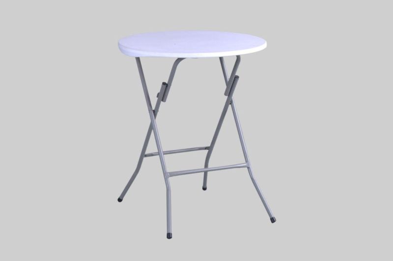 73.5cm Height 61cm Round Samll Plastic Folding Bar Cocktail Tables