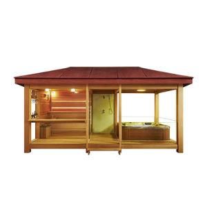 Mexda Outdoor SPA Shower Room Sauna Room Combination House for Outdoor Gazebo Ws-Lt06