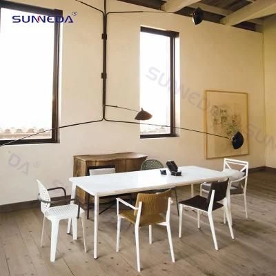 Customized Modern Design Fashion Aluminum Outdoor Dining Chair Set