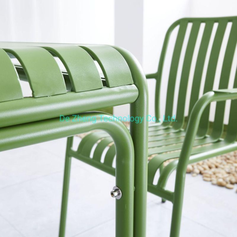 Commerical Outdoor Furniture Patio Aluminum Dining Table for Contrac Hotel Designer
