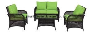 4PCS Deluxe Rattan Sofa Set