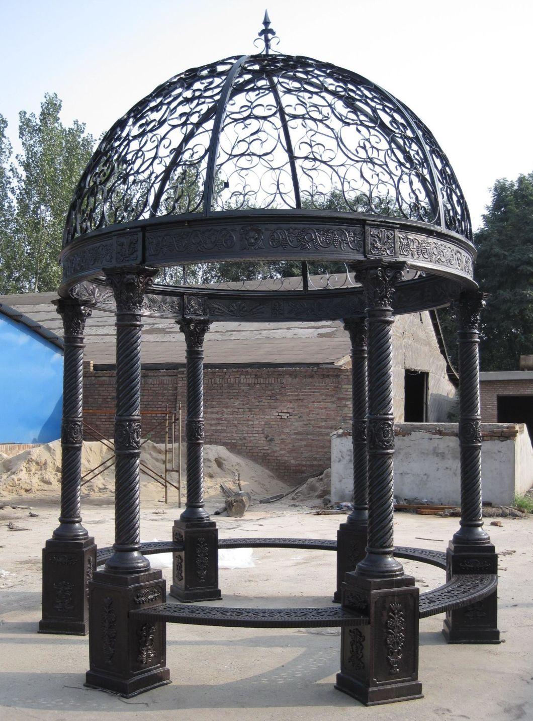Garden Decoration Cast Iron Round Gazebo