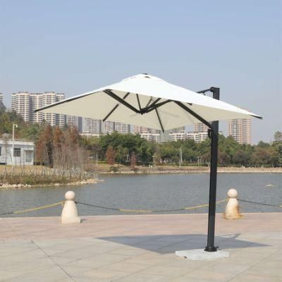 Promotional Traditional Single-Top Sun-Proof Isolation UV Scraping Hydraulic Cantilever Umbrella