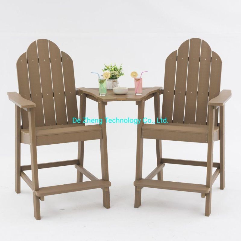 China Wholesale Patio Wooden Home Outdoor Garden Bar Chair for Poolside
