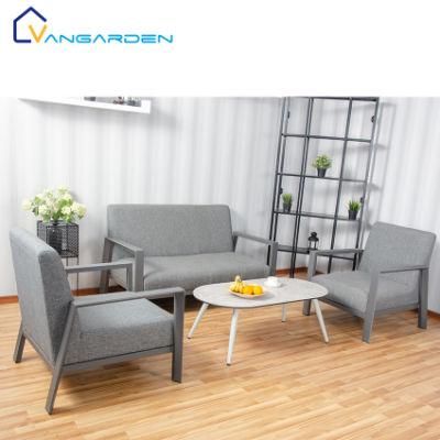 Home Use Aluminium Modular Lounge Sofa Sunbed Set Patio Furniture for Garden