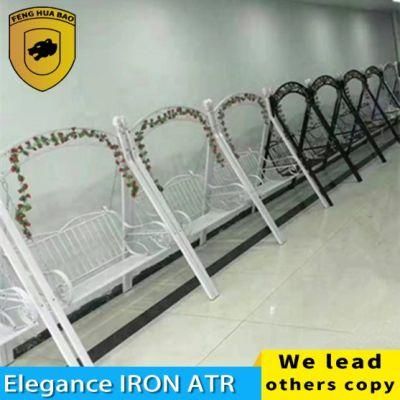 Double Wrought Iron Swing Outdoor Rocking Chair Patio Swing