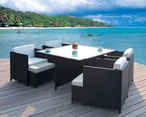 Ay-S2025-2 Costco Outdoor Rattan Furniture Sectional Dining Set