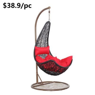 Garden Modern Design Indoor Hanging Rattan Luxury Wicker Swing Chair